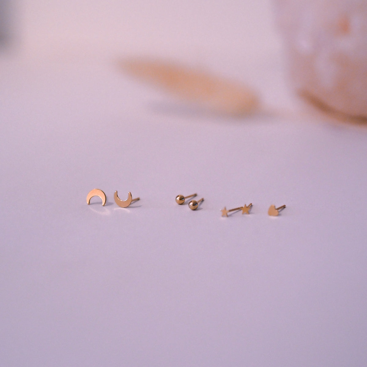 "Mini Studs" - kleine Ohrstecker, 14k Goldfilled