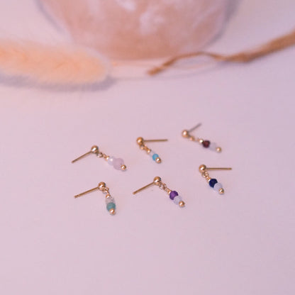 "Crystal Magic" - Ohrringe mit Kristallen, 14k Goldfilled