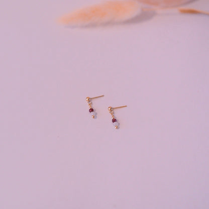 "Crystal Magic" - Ohrringe mit Kristallen, 14k Goldfilled