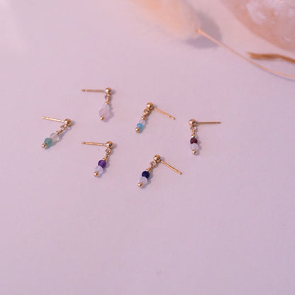 "Crystal Magic" - Ohrringe mit Kristallen, 14k Goldfilled