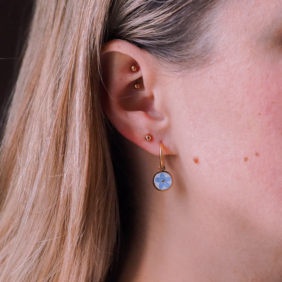 "Mini Studs" - kleine Ohrstecker, 14k Goldfilled