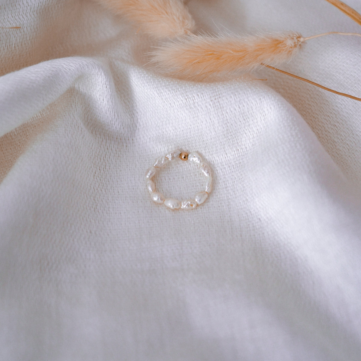 Süßwasserperlen Ring