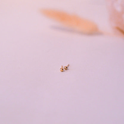 "Mini Studs" - kleine Ohrstecker, 14k Goldfilled