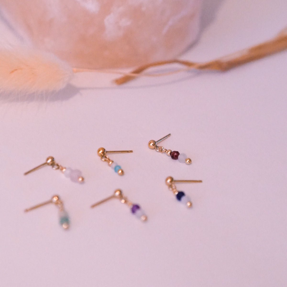 "Crystal Magic" - Ohrringe mit Kristallen, 14k Goldfilled